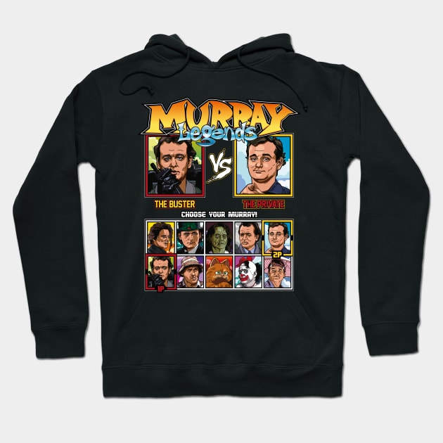 Bill Murray Legends Fighter Hoodie by RetroReview